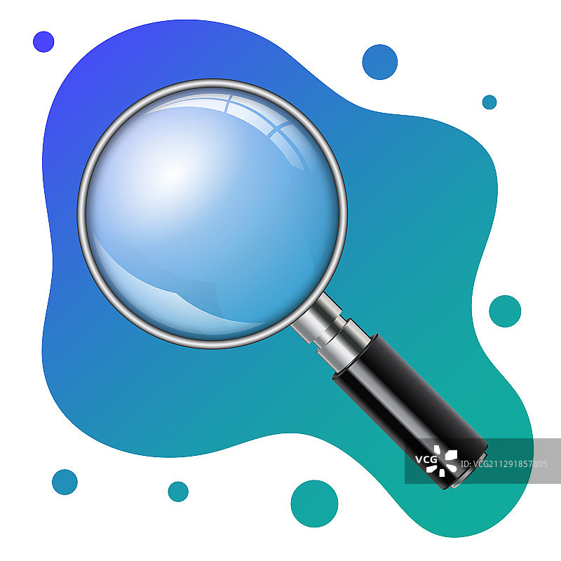 放大镜图片素材