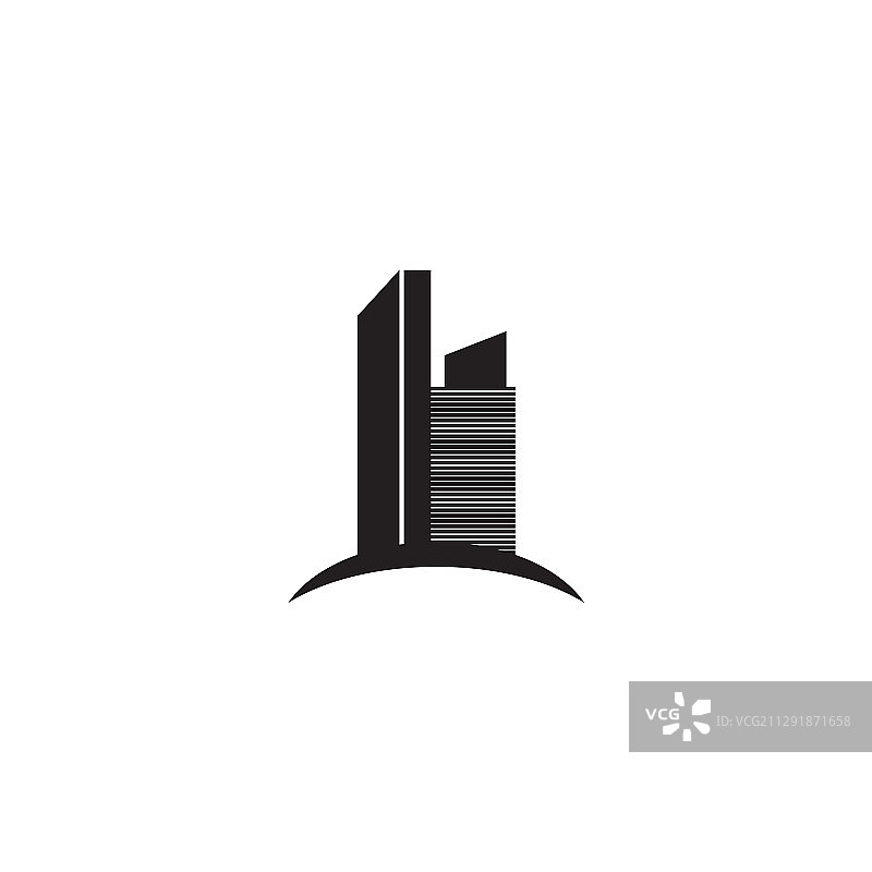 简易建筑图标logo设计灵感图片素材