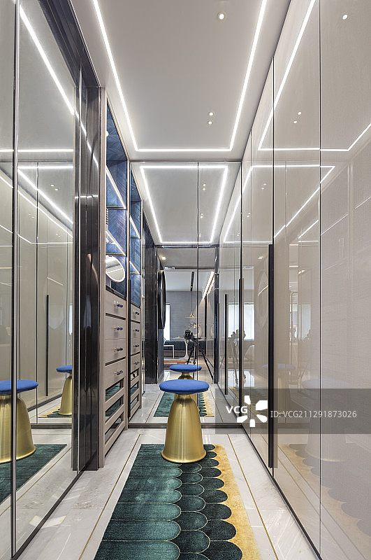 样板房衣物间图片素材