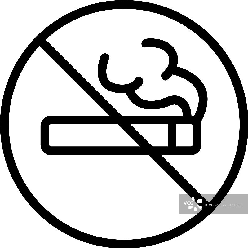 禁止吸烟标志图片素材