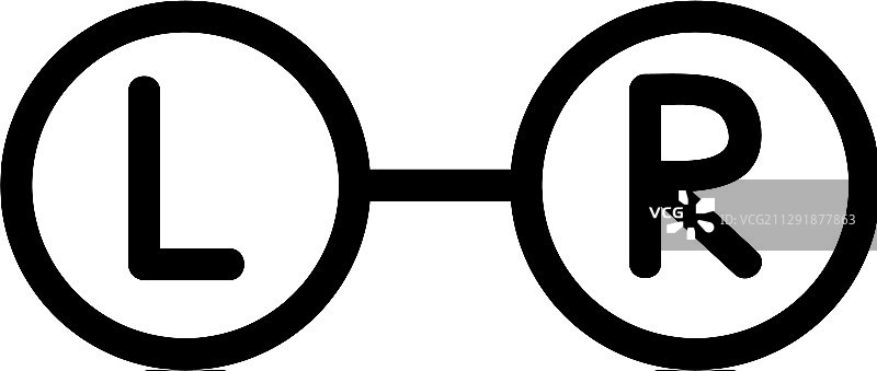 屈光度图标轮廓符号图片素材