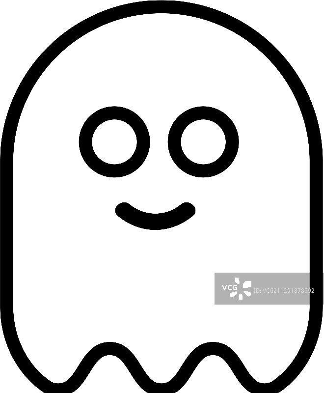 幽灵图标轮廓符号图片素材