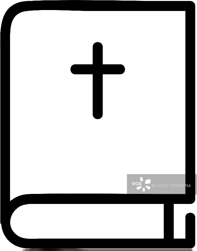 独立圣经轮廓符号图标图片素材