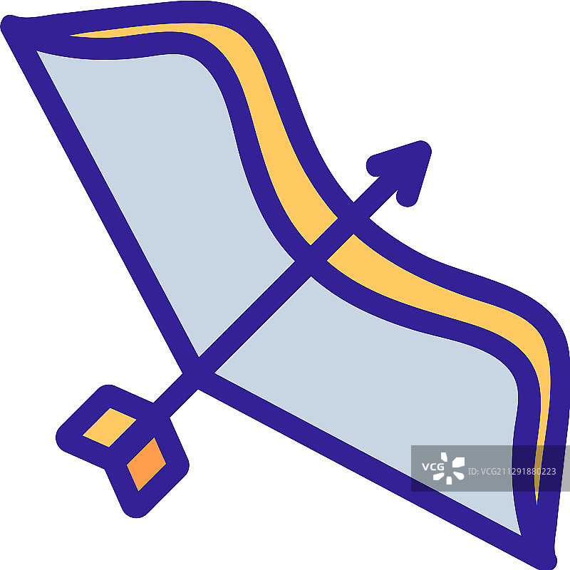 弓箭轮廓符号图标图片素材