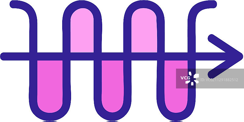 声波图标轮廓符号图片素材