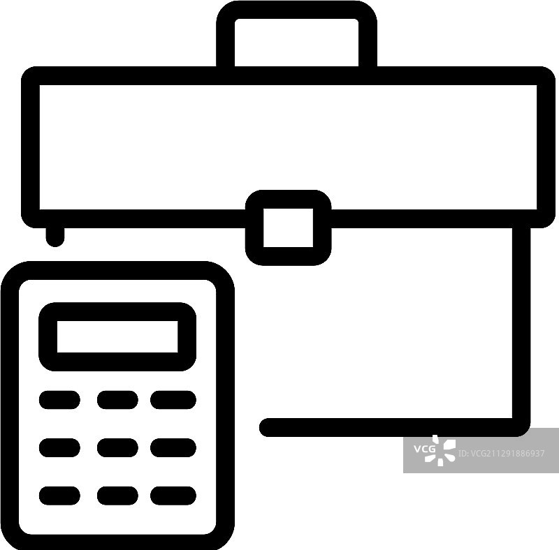 审计服务图标轮廓符号图片素材