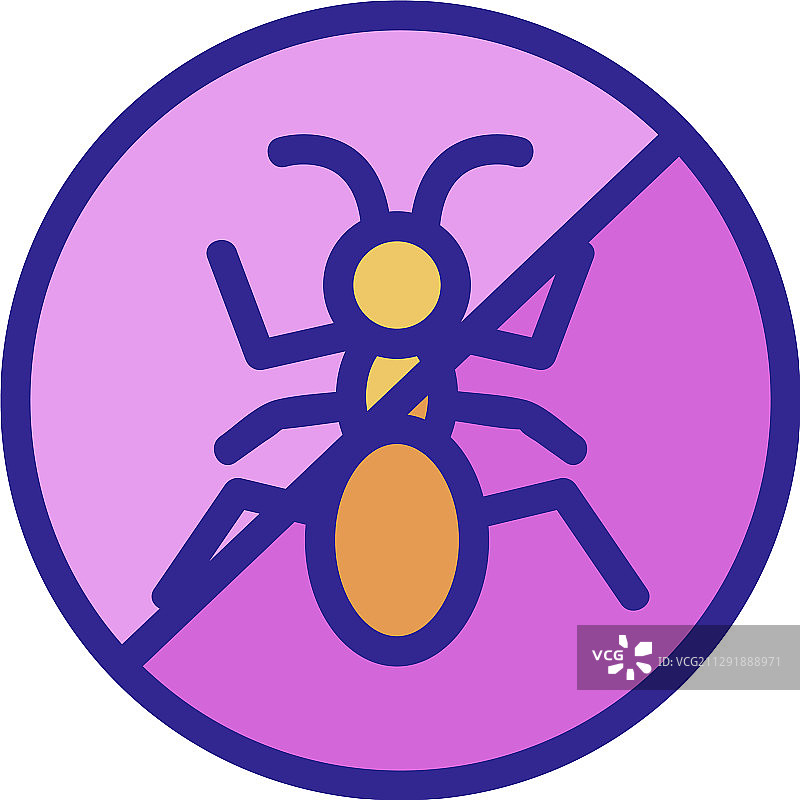 昆虫控制轮廓图标图片素材