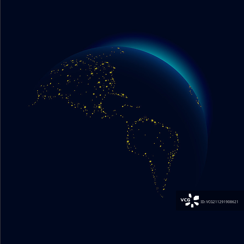 地球半球美洲大陆图片素材