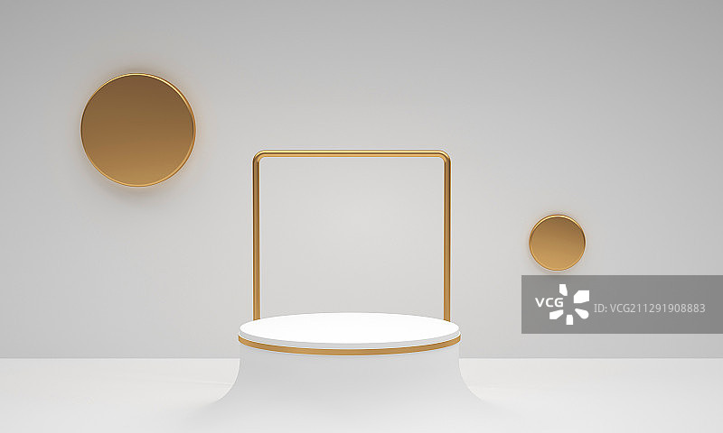 极简空间场景渲染图图片素材