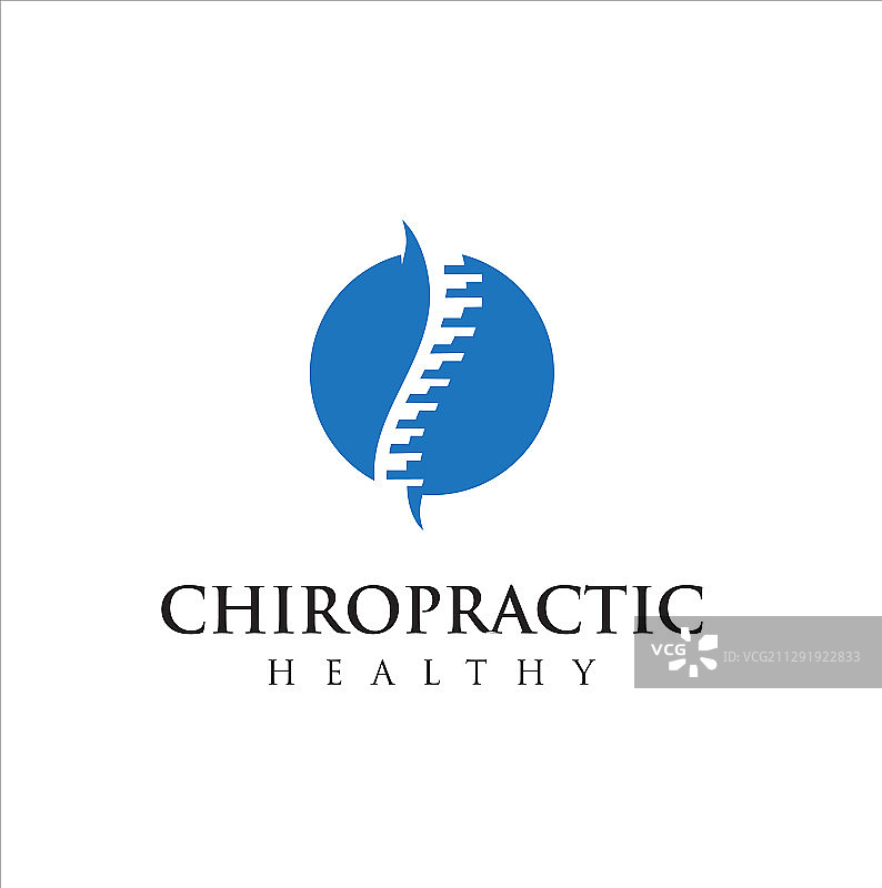 脊椎指压标志设计（骨科）图片素材