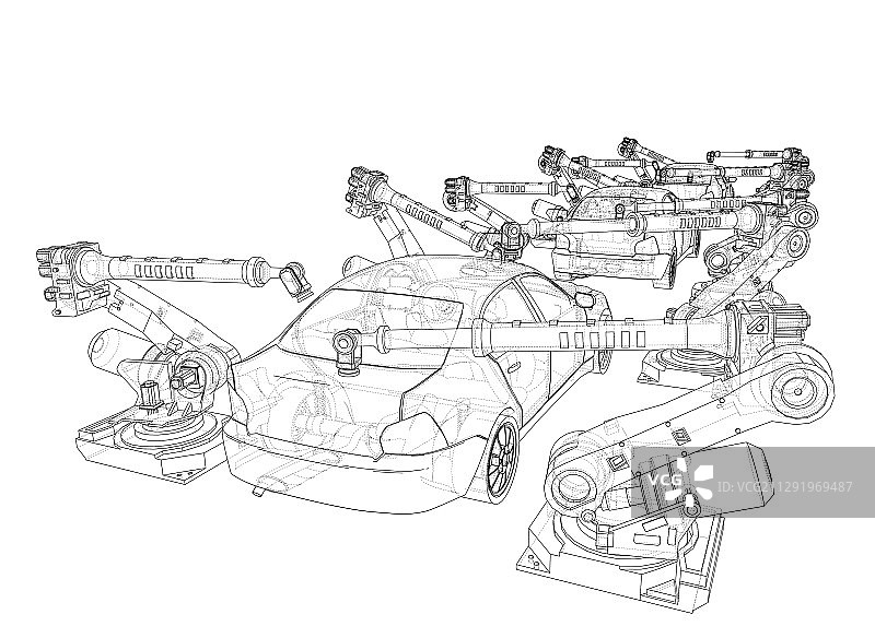 组装汽车图片素材