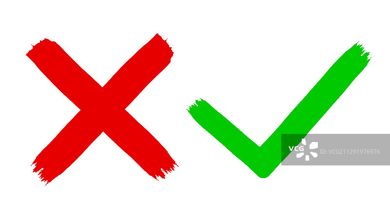 两个用笔刷笔触绘制的脏污Grunge图案图片素材