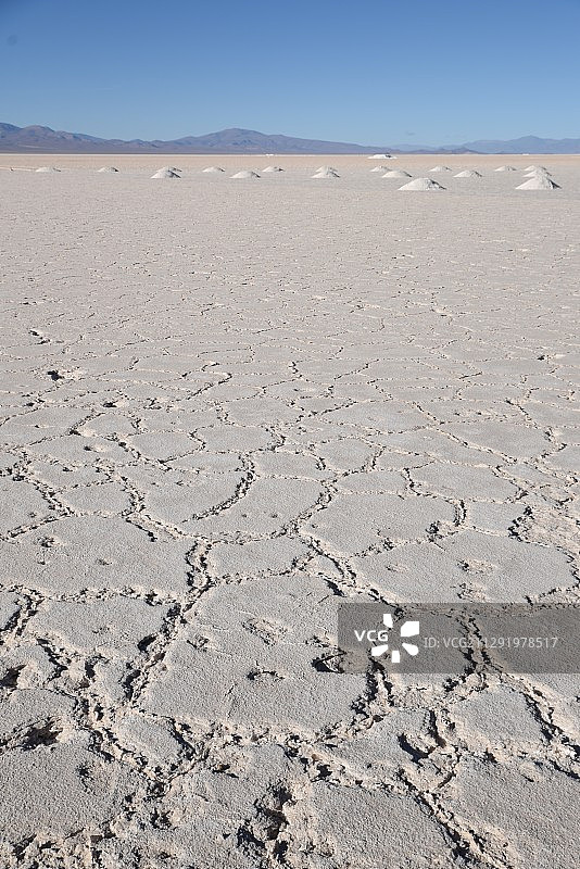 阿根廷马卡钦的Salinas grandes盐滩图片素材