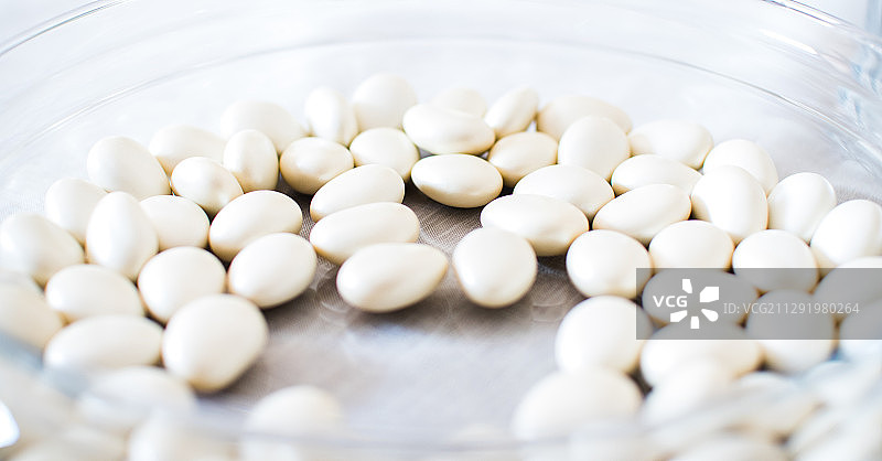 白色巧克力特写，卡潘德里蒂，希腊图片素材