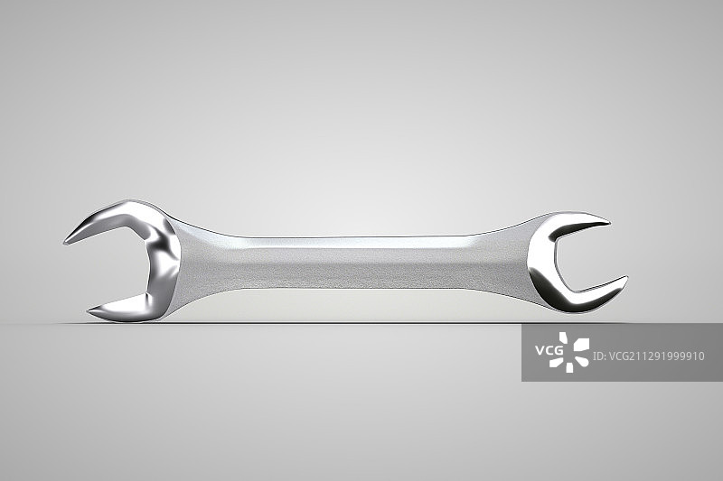 机械扳手，三维图形图片素材