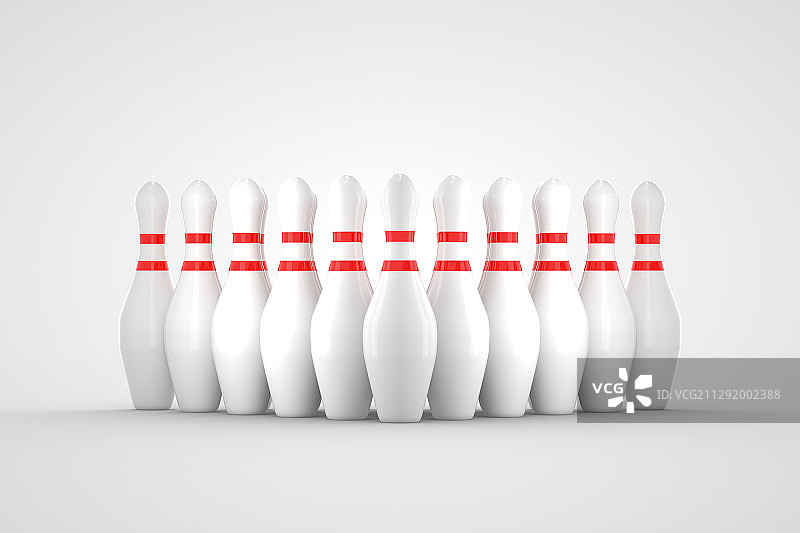 保龄球，三维图形图片素材