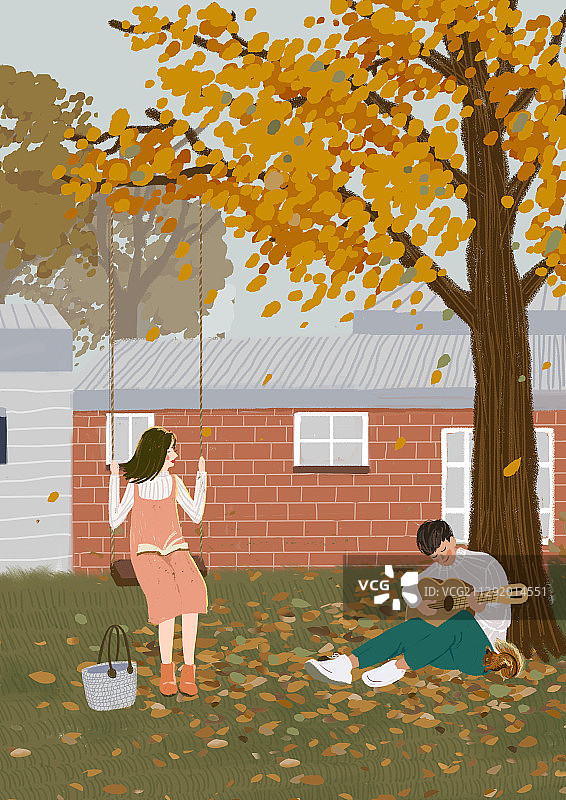 秋天的童话图片素材