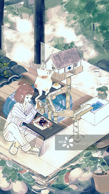 二十四节气 . 大暑图片素材