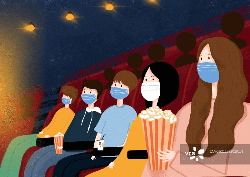 看电影图片素材