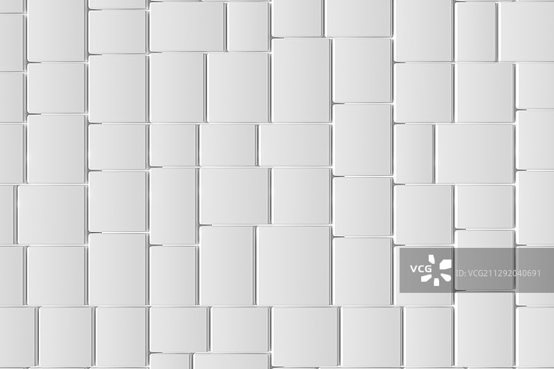 白色交错的网格平面 3D渲染图片素材