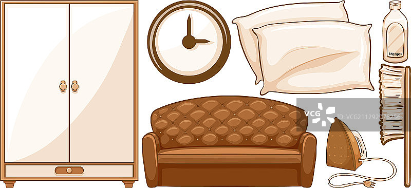 棕色家用物品图片素材