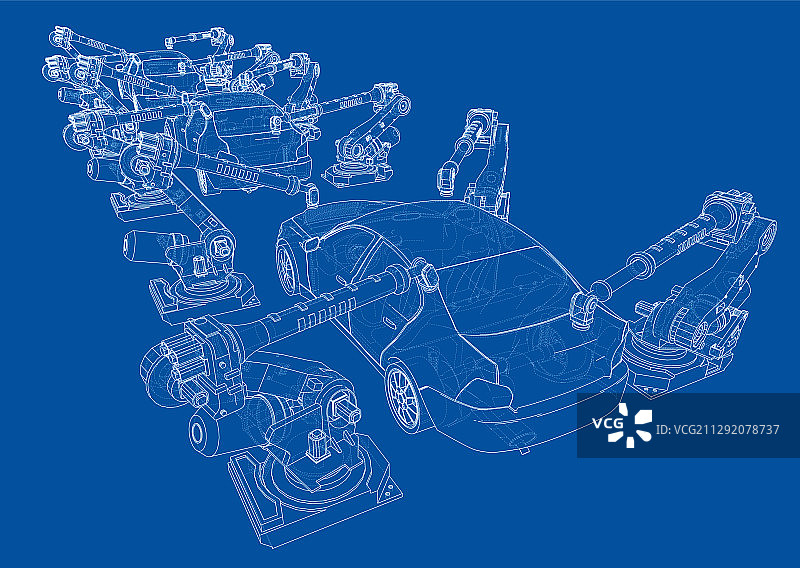 组装汽车图片素材