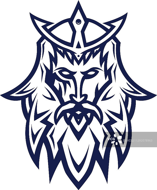 波塞冬电竞Logo模板图片素材