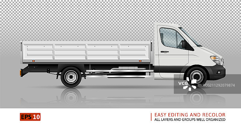 平板卡车模板图片素材