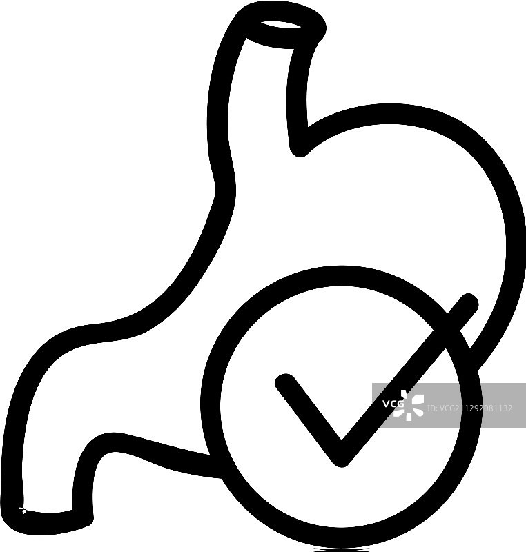 益生菌轮廓图标图片素材