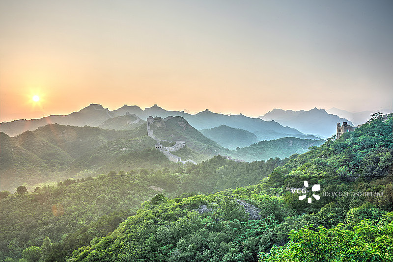 金山岭长城图片素材