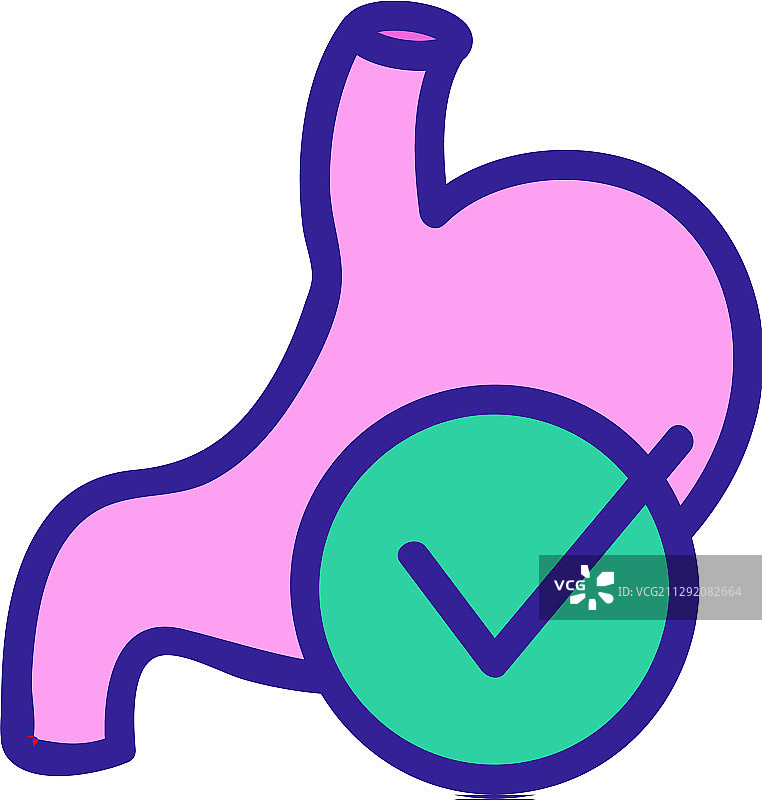 益生菌轮廓图标图片素材