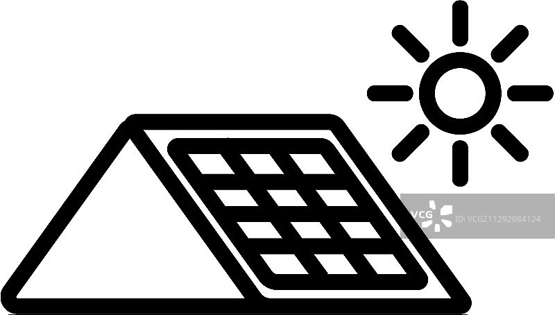 房屋roicon隔离轮廓符号图片素材