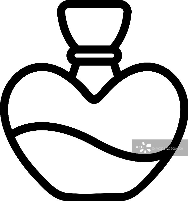 香水轮廓图标图片素材