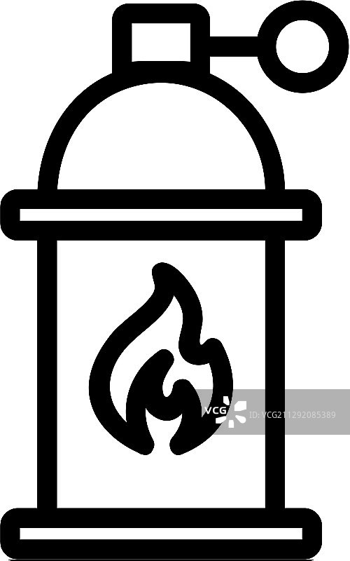 丙烷气图标隔离轮廓符号图片素材