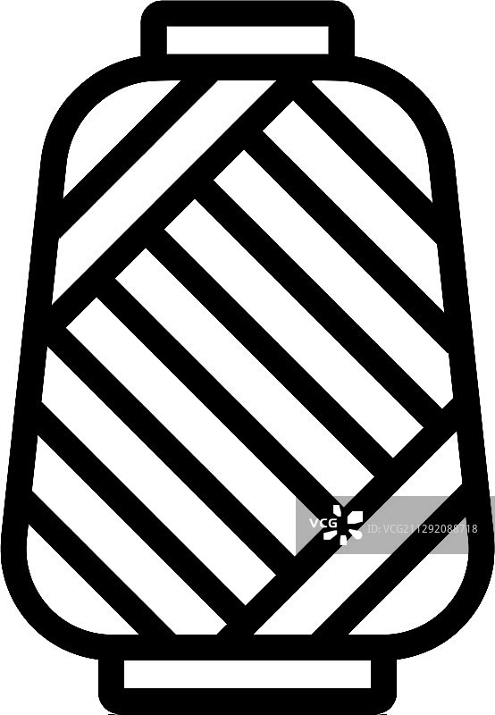 针织图标隔离轮廓符号图片素材