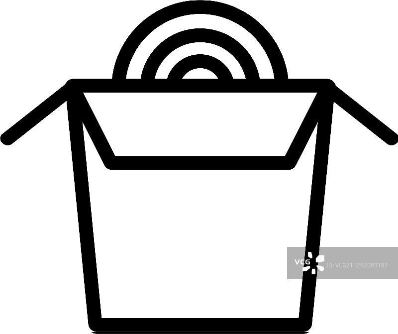 小麦意面轮廓图标图片素材