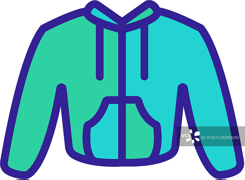 毛衣图标轮廓符号图片素材