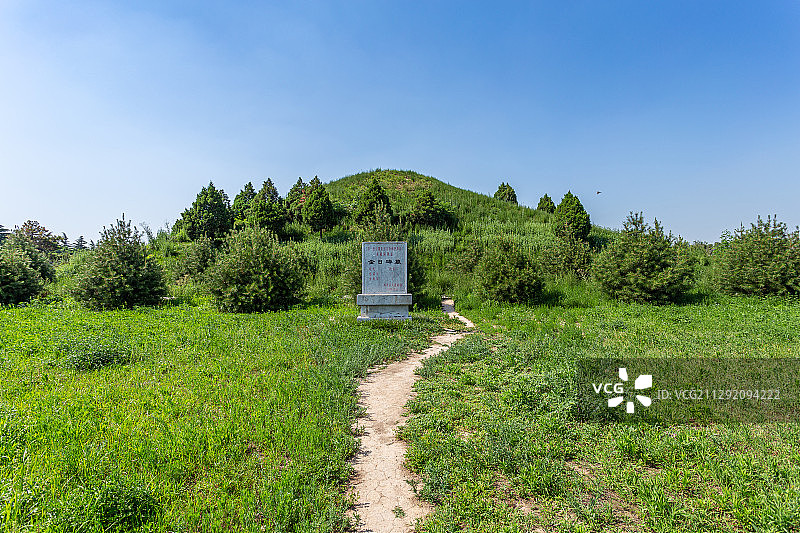 茂陵博物馆金日磾墓图片素材