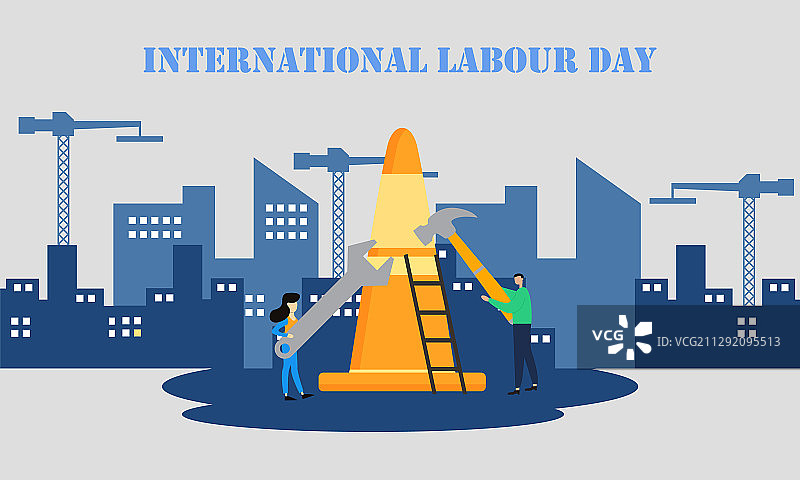 国际劳动节快乐背景图片素材