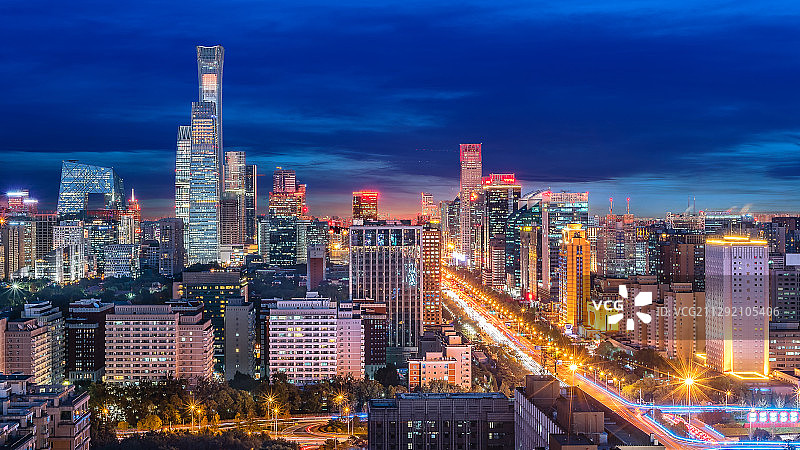 长安街夜景图片素材