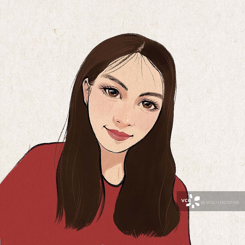 女生头像2图片素材