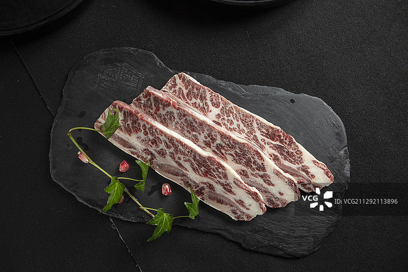 火锅雪花牛仔骨图片素材