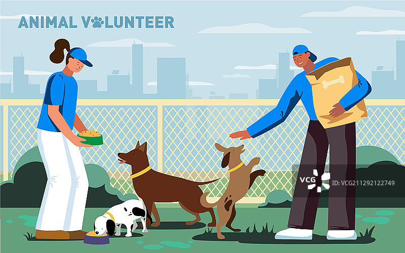 看起来很年轻的志愿者们图片素材