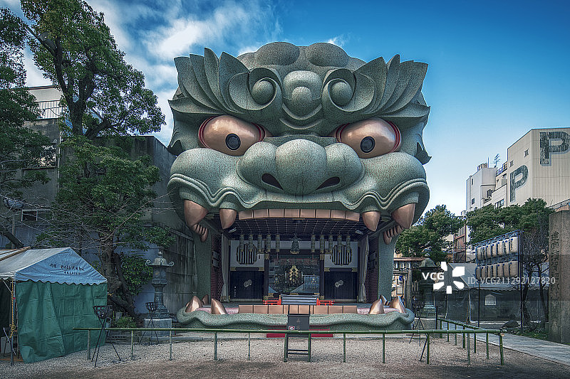 大阪难波八坂神社图片素材