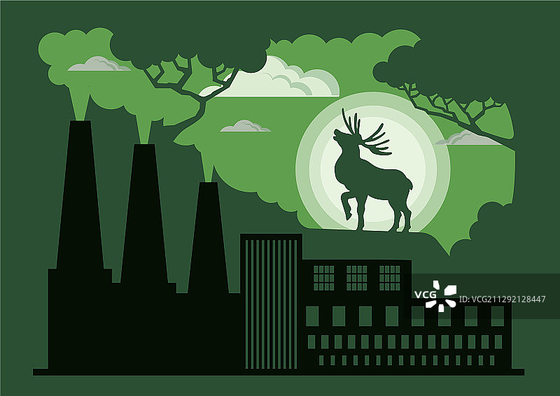 导致危险的环境污染图片素材