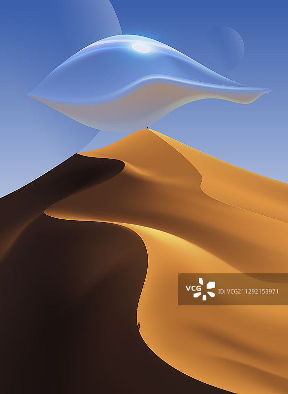 沙漠风光艺术图片素材