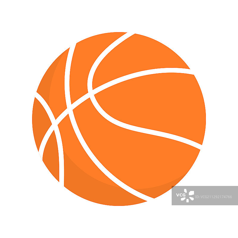 橙色篮球图标剪贴画图片素材