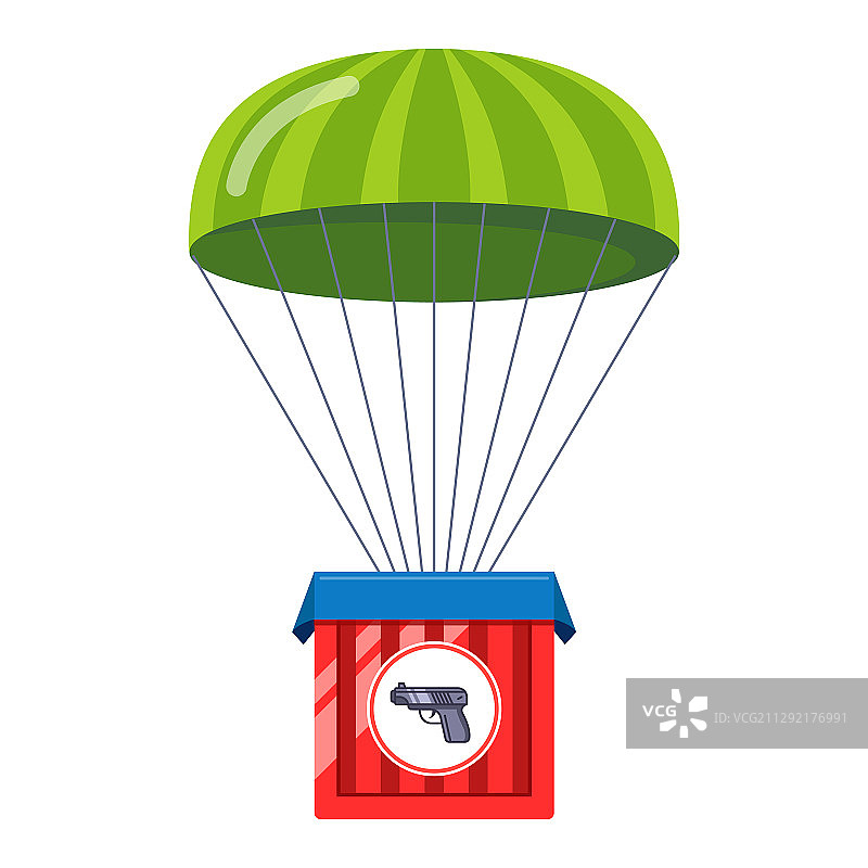 空投武器降落伞奖励图片素材