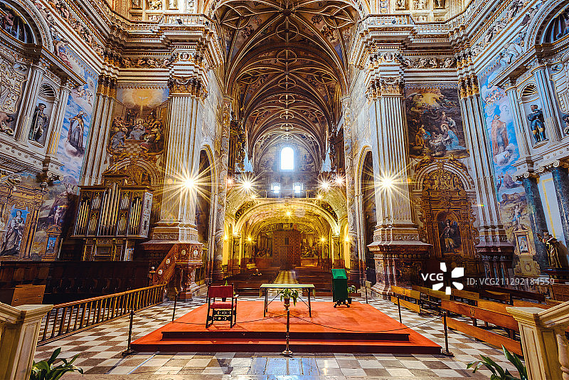 西班牙格拉纳达圣荷罗尼莫修道院图片素材