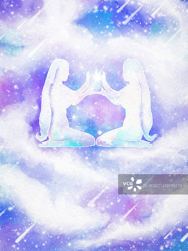 十二星座双子座图片素材